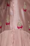 Abhi Singh_Pink Round Hand Embroidered Anarkali Set _at_Aza_Fashions