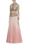 Neha Mehta Couture_Pink Embroidered Lehenga Set _Online_at_Aza_Fashions