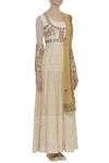 Buy_Neha Mehta Couture_Peach Round Hand Embroidered Anarkali Set _Online_at_Aza_Fashions