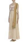 Shop_Neha Mehta Couture_Peach Round Hand Embroidered Anarkali Set _Online_at_Aza_Fashions