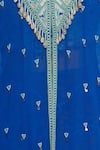 Arpita Mehta_Blue Georgette Embroidered Kurta With Bandhani Sharara_at_Aza_Fashions