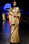 Buy_Sailesh Singhania_Silver Pure Mulberry Silk Handwoven Saree_at_Aza_Fashions