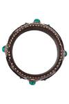 Sangeeta Boochra_Black Stones Studded Bangle_Online_at_Aza_Fashions