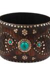 Buy_Sangeeta Boochra_Black Stones Studded Bangle_Online_at_Aza_Fashions