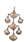 Buy_Sangeeta Boochra_Silver Plated Scallop Danglers _Online_at_Aza_Fashions