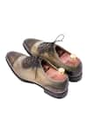 Toramally - Men_Green European Vegetable Tanned Leather Sole Broque Shoes _Online_at_Aza_Fashions