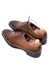 Toramally - Men_Brown European Vegetable Tanned Leather Sole Handpainted Brogue Shoes _Online_at_Aza_Fashions