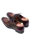 Shop_Toramally - Men_Brown European Vegetable Tanned Leather Sole Handpainted Brogue Shoes _at_Aza_Fashions