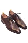 Buy_Toramally - Men_Brown European Vegetable Tanned Leather Sole Inked Oxford Shoes _Online_at_Aza_Fashions