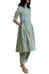 MATI_Yellow Handloom Cotton Dress_Online_at_Aza_Fashions