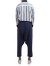 Shop_Vaibhav Singh_Blue Drop Waist Cotton Trouser Pant_at_Aza_Fashions