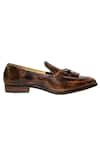 Shop_Artimen_Brown Leather Block Heel Loafers _Online_at_Aza_Fashions