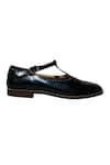 Shop_Artimen_Black Leather Block Heel Brogues _Online_at_Aza_Fashions