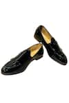 Buy_Artimen_Black Patent Leather Double Buckle Monk Shoes _at_Aza_Fashions