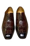 Shop_Artimen_Brown Leather Lace Up Brogues _at_Aza_Fashions