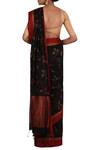 Shop_Adara Khan_Black Pure Matka Silk Saree With Running Blouse_at_Aza_Fashions