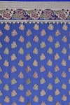 Buy_Nazaakat by Samara Singh_Blue Banarasi Cotton Georgette Silk Pure Saree_Online_at_Aza_Fashions