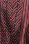 Ekam By Manish_Red Silk Shibori Bundi Jacket _at_Aza_Fashions