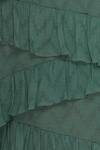 Buy_Ohaila Khan_Green Chevron Frill Midi Skirt_Online_at_Aza_Fashions