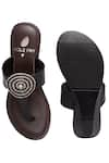 Shop_Sole Fry_Black Crystal Handcrafted Slip On Sandals _at_Aza_Fashions