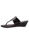 Buy_Sole Fry_Black Crystal Handcrafted Slip On Sandals _Online_at_Aza_Fashions