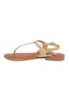 Buy_Sole Fry_Beige Cutdana Ankle Strap Sandals _Online_at_Aza_Fashions