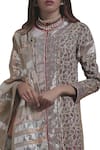 Buy_Divya Sheth_White Cotton Round Embroidered Kurta And Palazzo Set  _Online_at_Aza_Fashions