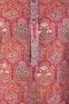 Buy_Pranay Baidya_Pink Chanderi Cotton Silk Printed Kurta_Online_at_Aza_Fashions