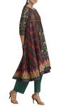 Ritu Kumar_Multi Color Chanderi Silk Round Printed Kurta _Online_at_Aza_Fashions