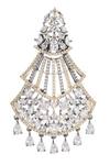 Auraa Trends_Gold Plated Crystal Antique Finish Earrings _Online_at_Aza_Fashions