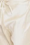 Shop_Mayank Modi - Men_Green Cotton Silk Mandarin Collar Kurta Set_Online_at_Aza_Fashions