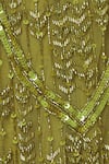 Mani Bhatia_Green Net Round Embroidered Lehenga Set _at_Aza_Fashions