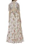 Shop_Mani Bhatia_Off White Round Printed Lehenga Blouse Set _at_Aza_Fashions
