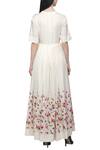 Shop_S & V Designs_Off White Dobby Cotton Round Embroidered Maxi Dress  _at_Aza_Fashions