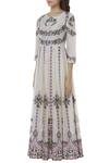 Buy_Alok & Harsh_Off White Chanderi Embroidered Anarkali_Online_at_Aza_Fashions