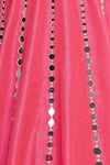 Preeti S Kapoor_Pink Dupion Sweetheart Neck Embellished Lehenga Set _at_Aza_Fashions