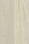 Anka_Cream Cotton Saree With Running Blouse_at_Aza_Fashions