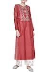 Buy_Anita Dongre_Embroidered Floral Motif Kurta_at_Aza_Fashions