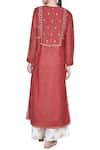 Shop_Anita Dongre_Embroidered Floral Motif Kurta_at_Aza_Fashions