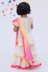 Shop_FAYON KIDS_Off White Cotton Embroidered Kurta Sharara Set _at_Aza_Fashions