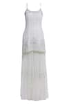 Buy_Esha Koul_White Georgette U Neckline Embroidered Kurta Sharara Set _Online_at_Aza_Fashions