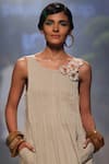 Payal Pratap_Off White Chanderi Printed Pants  _Online_at_Aza_Fashions