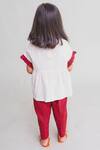 Shop_Tiber Taber_White Cotton Ruffle Top With Pants _at_Aza_Fashions