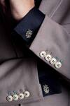 Shop_Cosa Nostraa_Gold Antique Cufflinks_at_Aza_Fashions