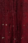 ASTHA NARANG_Red Net Round Embroidered Lehenga Set_at_Aza_Fashions