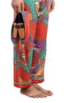 Buy_Shivan & Narresh_Orange Stone Satin Printed Pant Set_Online_at_Aza_Fashions