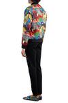 Shop_Shivan & Narresh_Multi Color Printed Bomber Jacket_at_Aza_Fashions
