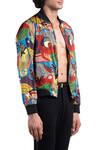 Buy_Shivan & Narresh_Multi Color Printed Bomber Jacket_Online_at_Aza_Fashions
