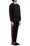 Buy_Shivan & Narresh_Black Solitaire Jersey Embellished Jumper_at_Aza_Fashions