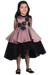 Shop_Miakki_Purple Satin Embellished Dress  _at_Aza_Fashions